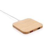 5W BREZŽIČNI POLNILEC IZ BAMBUSA Z USB IZHODI