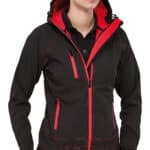 OUTLOOK - DVOBARVNA TEHNIČNA ŽENSKA SOFTSHELL JAKNA 8000/5000